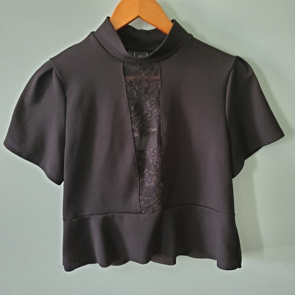 Black Zara Top
